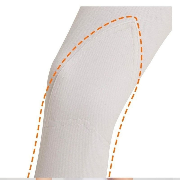 Equestrian Half Leather Wear-resistant Non-slip Pants