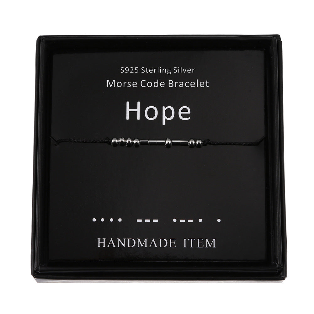 Moss Password Letters And Numbers Couple Bracelet