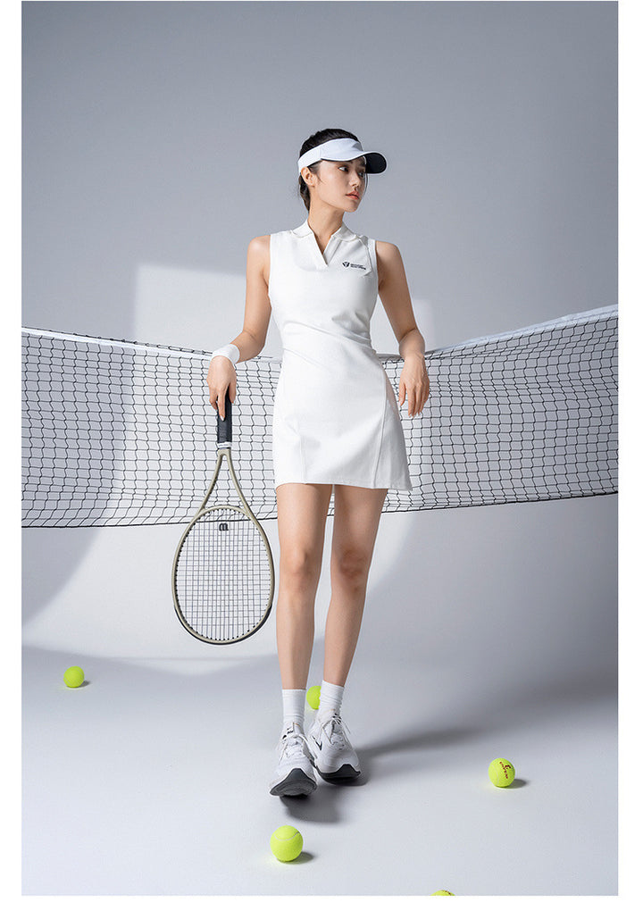 Tennis Skirt Sports Dress Badminton Golf American Leisure Polo Dress