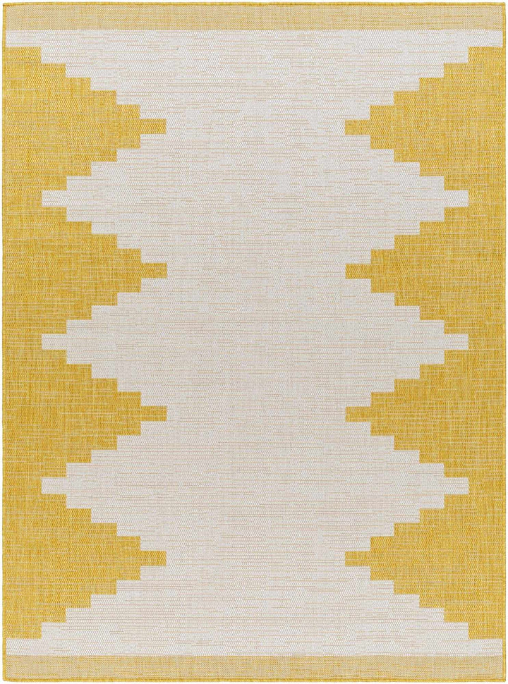 Djugun Metallic-Gold Indoor & Outdoor Rug