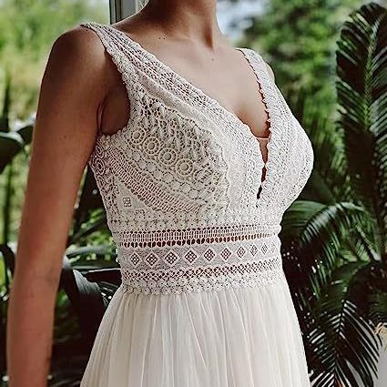 Lace Light See-through Wedding Dress