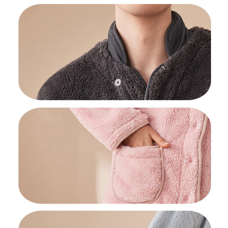 Living Suit Flannel Thickened Pajamas