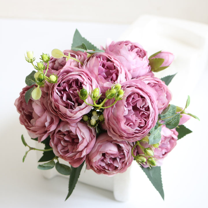 Simulation 5 Small Peony Wedding Home Artificial Flower Ornamental Flower