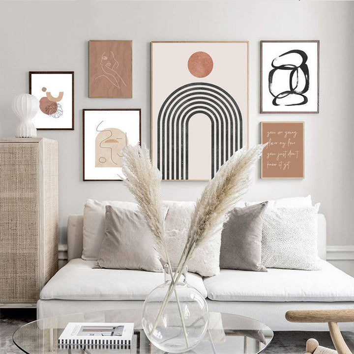 Canvas Core Spray Hanging Painting
