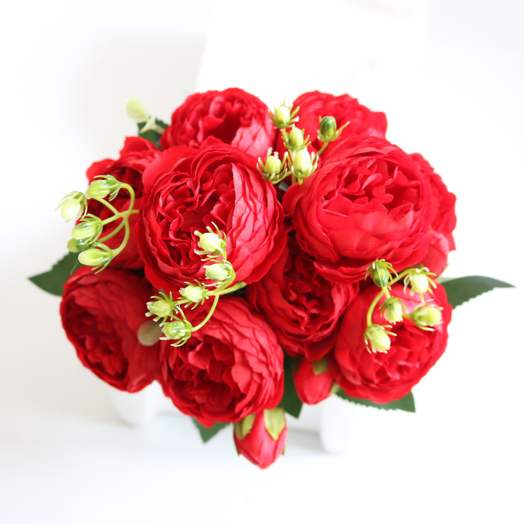 Simulation 5 Small Peony Wedding Home Artificial Flower Ornamental Flower