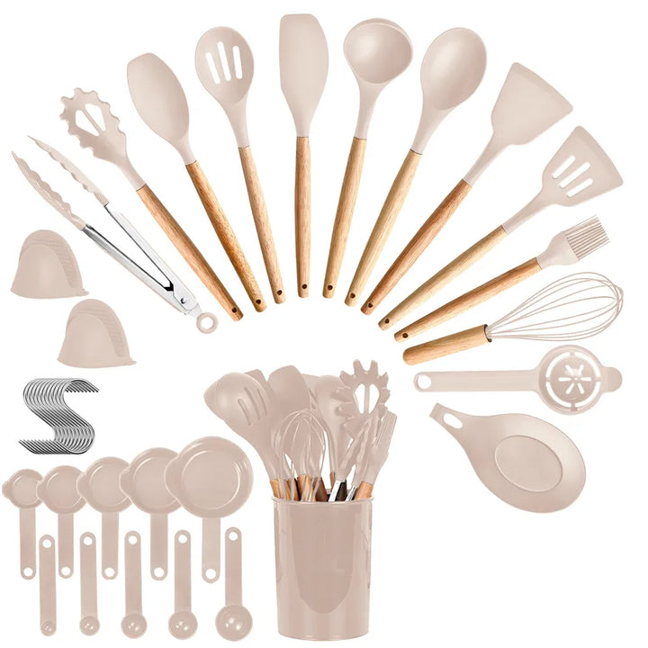 Complete Kitchen Utensil Collection - 35 Piece Starter Set