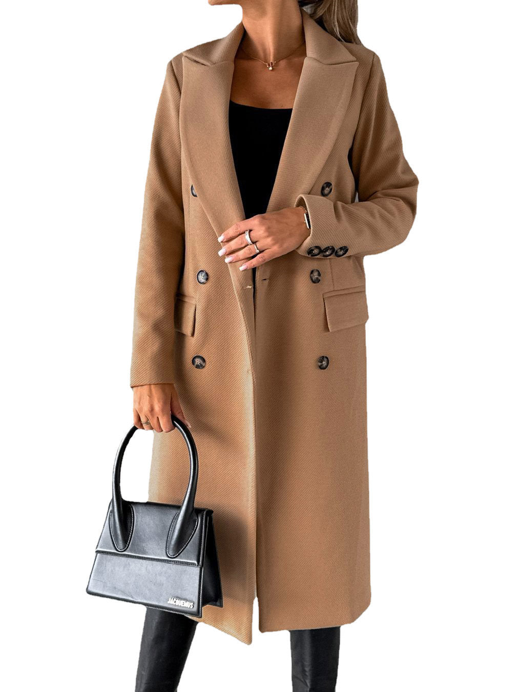 Lapel Long Coat