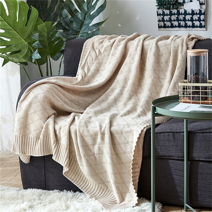 Cotton Blanket Sofa Towel Quilt Summer