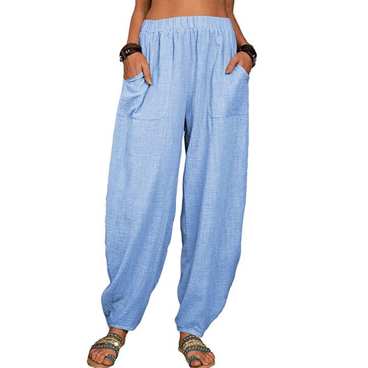 Women's Clothes Casual Pants Amazon Wish Loose Cotton And Linen Casual Pants Home Harem Trousers