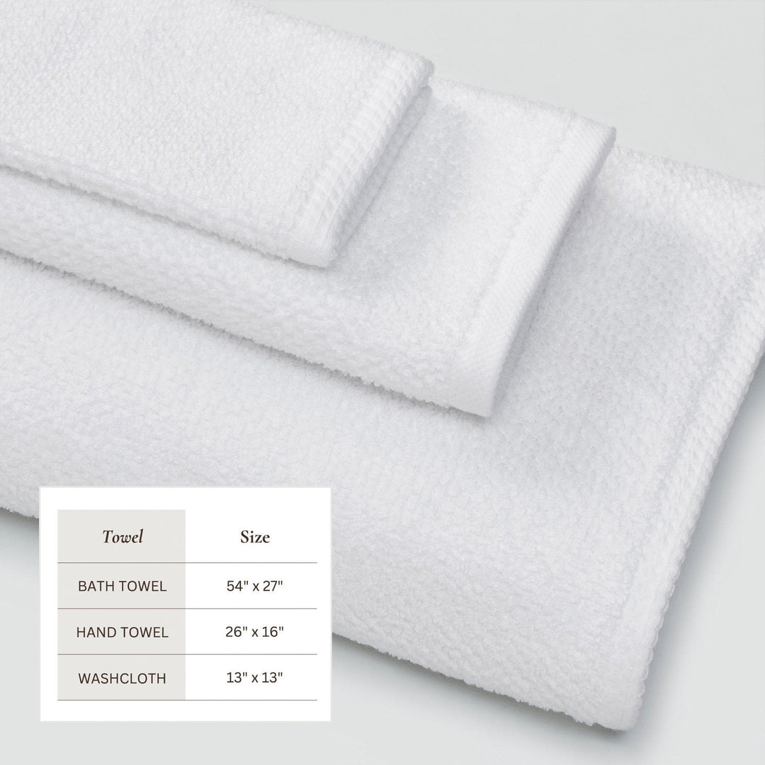 Cotton Textured Bath Towel Set - Acacia Collection