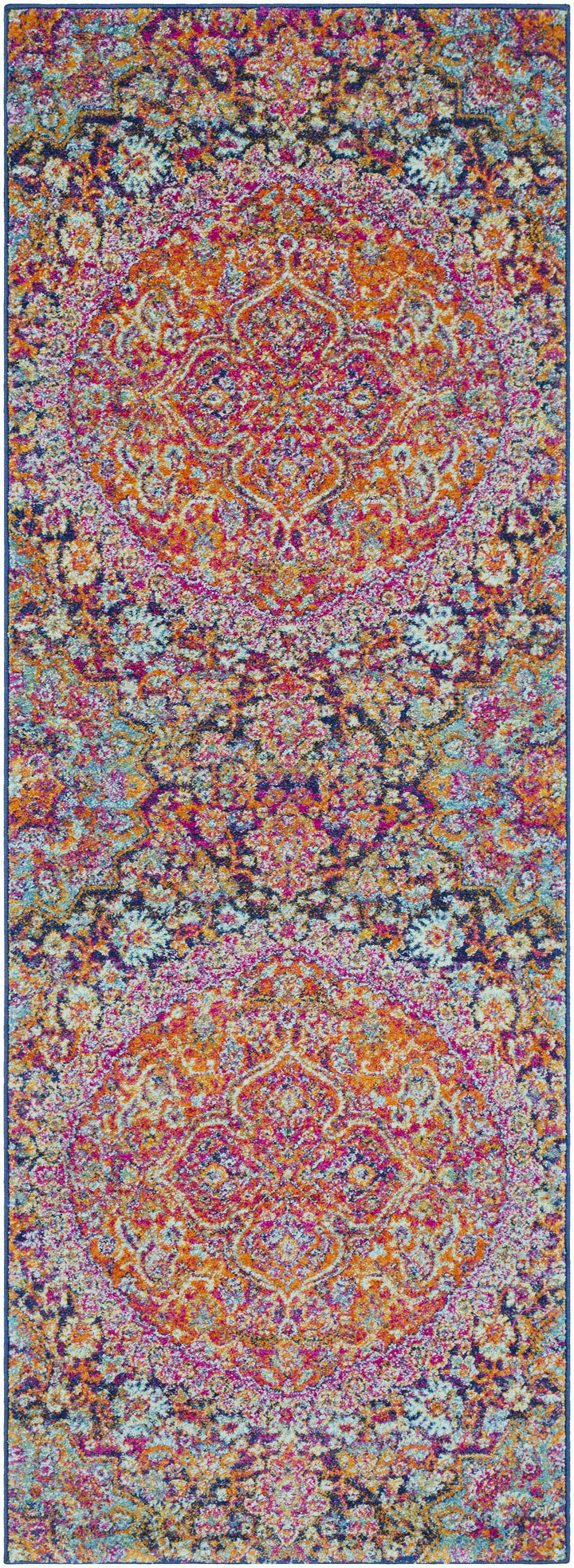 Burnt Orange Ojus Area Rug