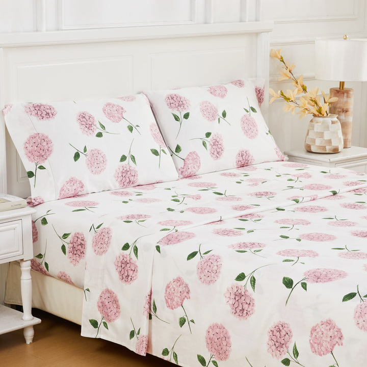 Hydrangea Printed Sheet Set