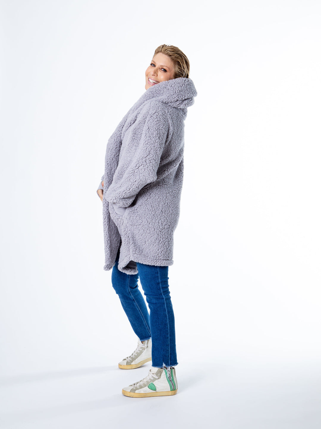 Classic Heart Sherpa Lounger Jacket