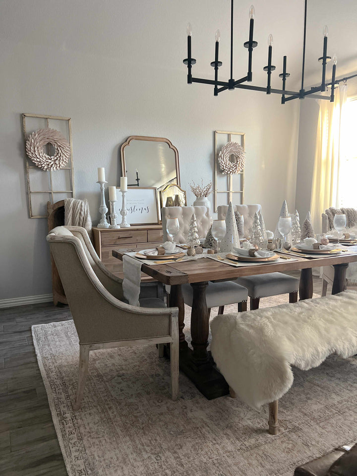 Cream Holi-2301 Washable Area Rug