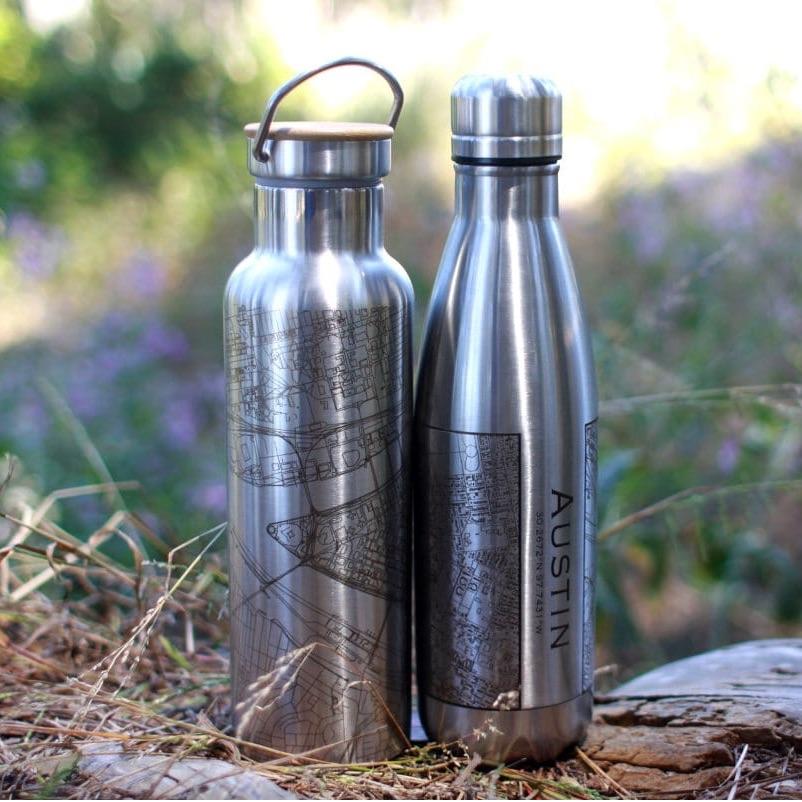 Ring of Kerry - Ireland Engraved Map Insulated Bottle