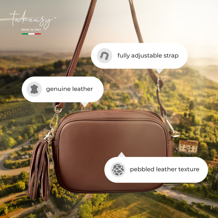 Calf Leather Crossbody Bag