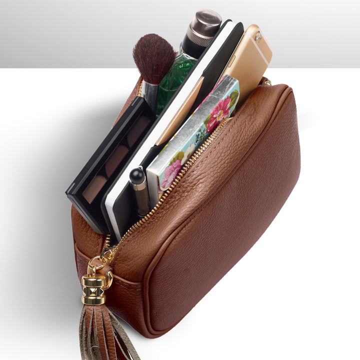 Calf Leather Crossbody Bag