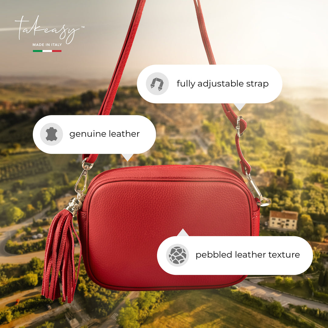 Calf Leather Crossbody Bag