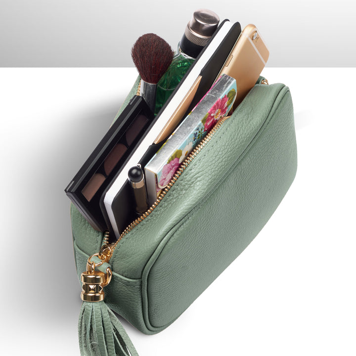 Calf Leather Crossbody Bag