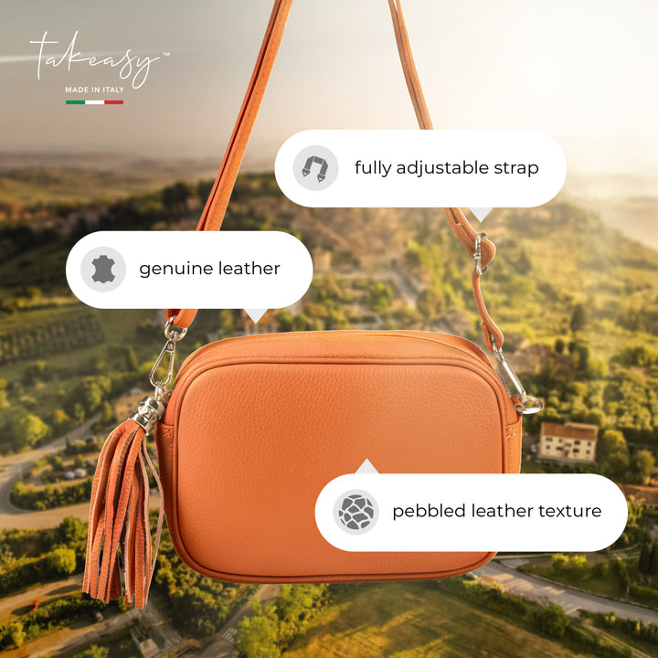 Calf Leather Crossbody Bag