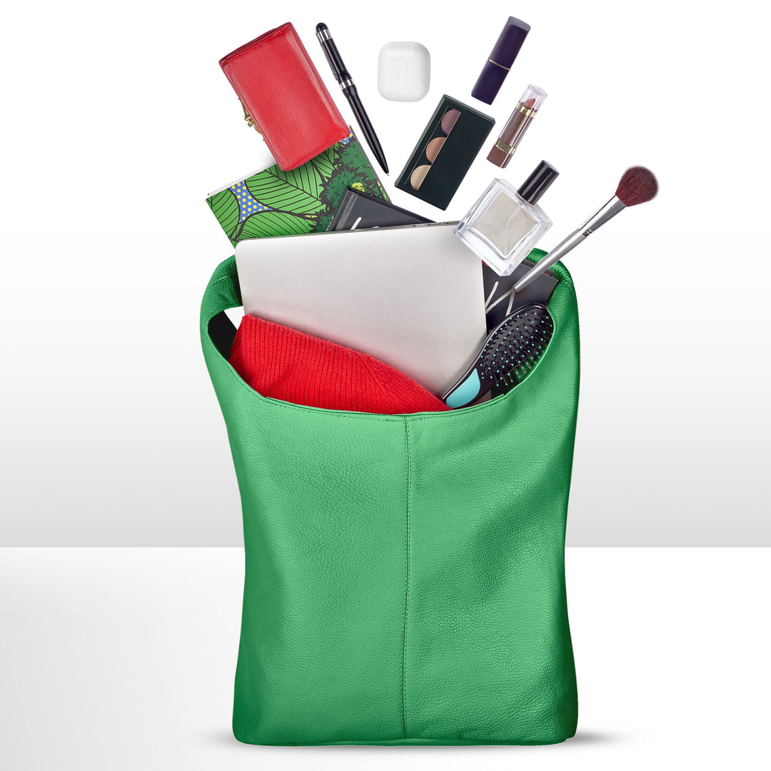 Calf Leather Hobo Bag