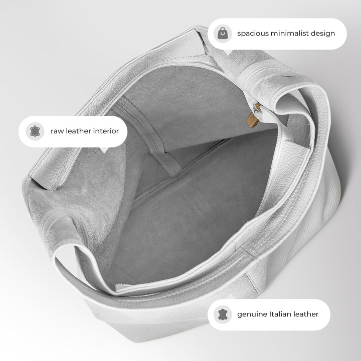 Calf Leather Hobo Bag