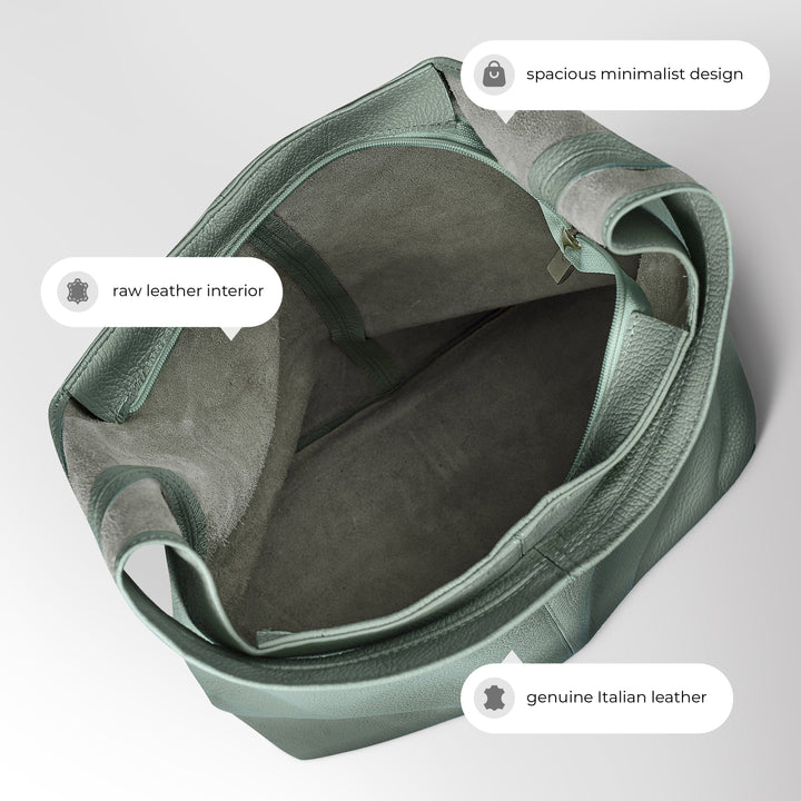 Calf Leather Hobo Bag