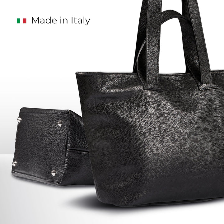 Calf Leather Tote Bag