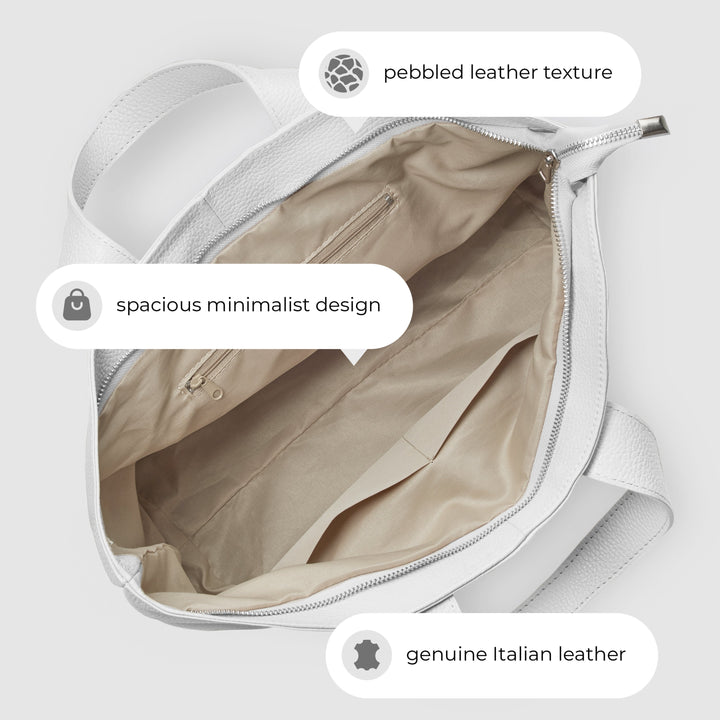 Calf Leather Tote Bag