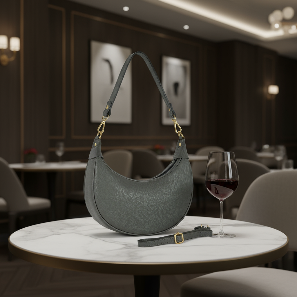 Calf Leather Shoulder Bag