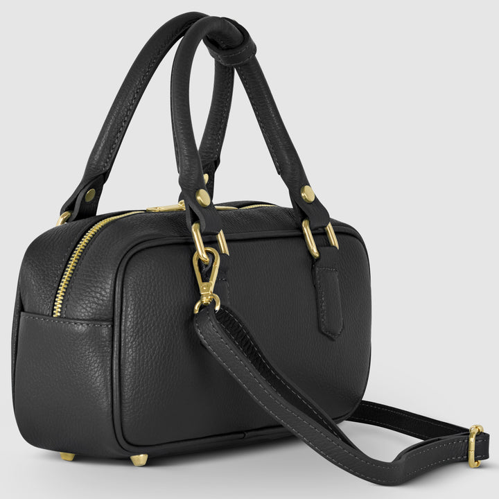 Calf Leather Top-Handle Bag