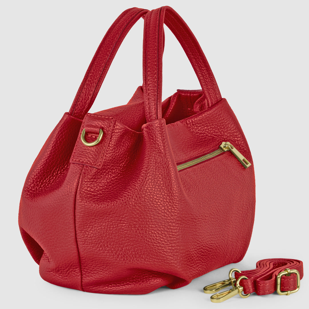 Calf Leather Top-Handle Bag