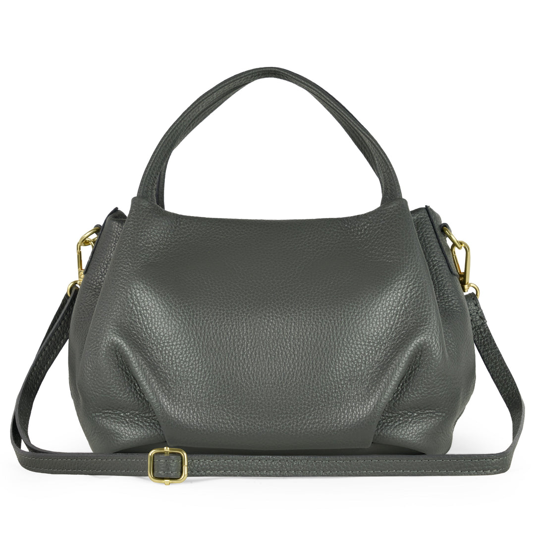 Calf Leather Top-Handle Bag