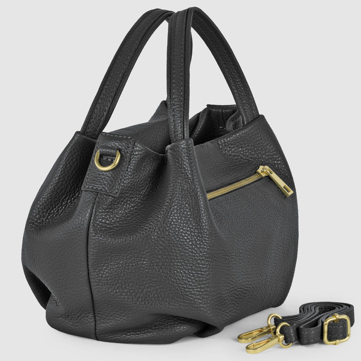 Calf Leather Top-Handle Bag
