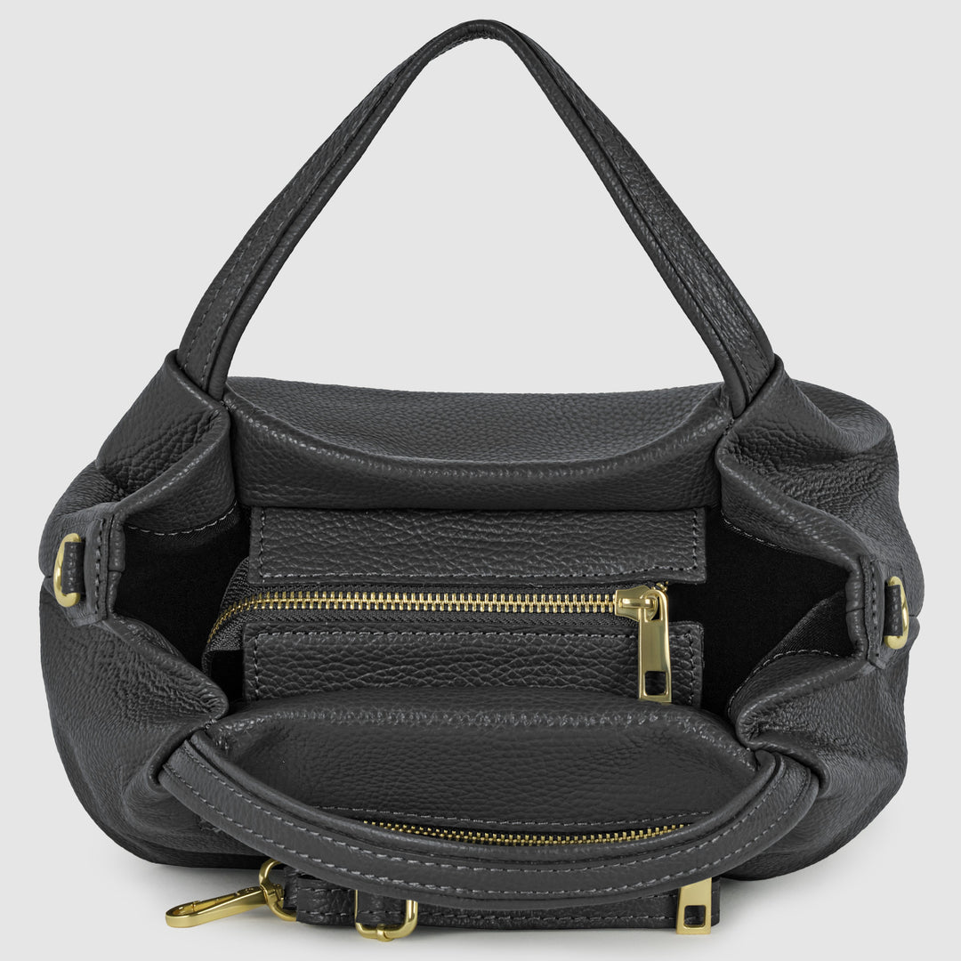 Calf Leather Top-Handle Bag
