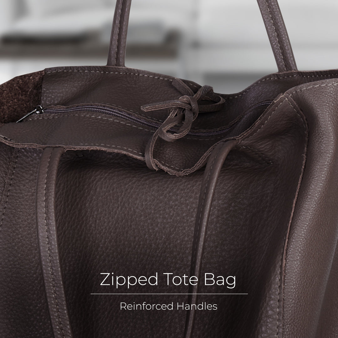 Calf Leather Tote Bag