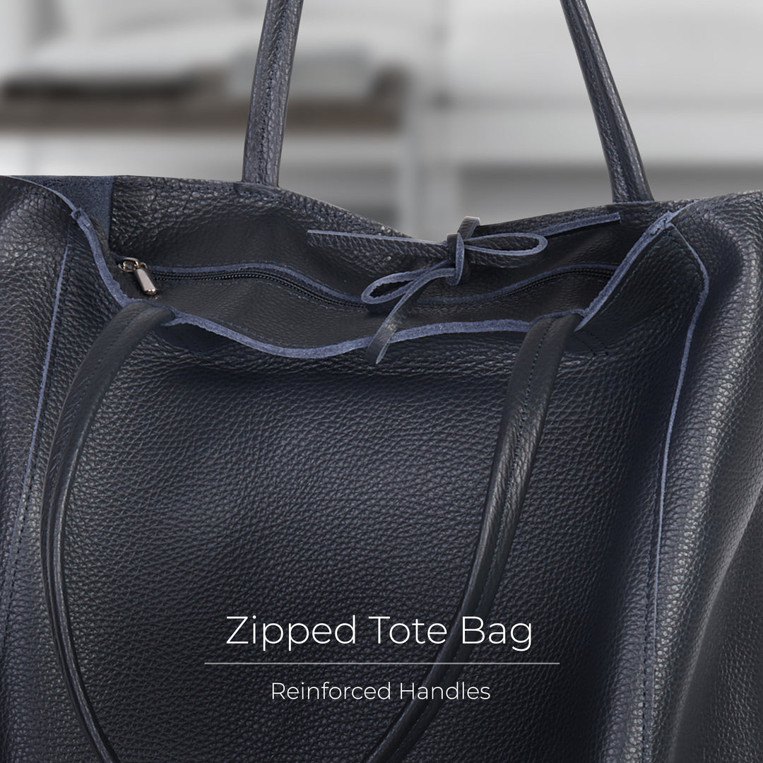 Calf Leather Tote Bag