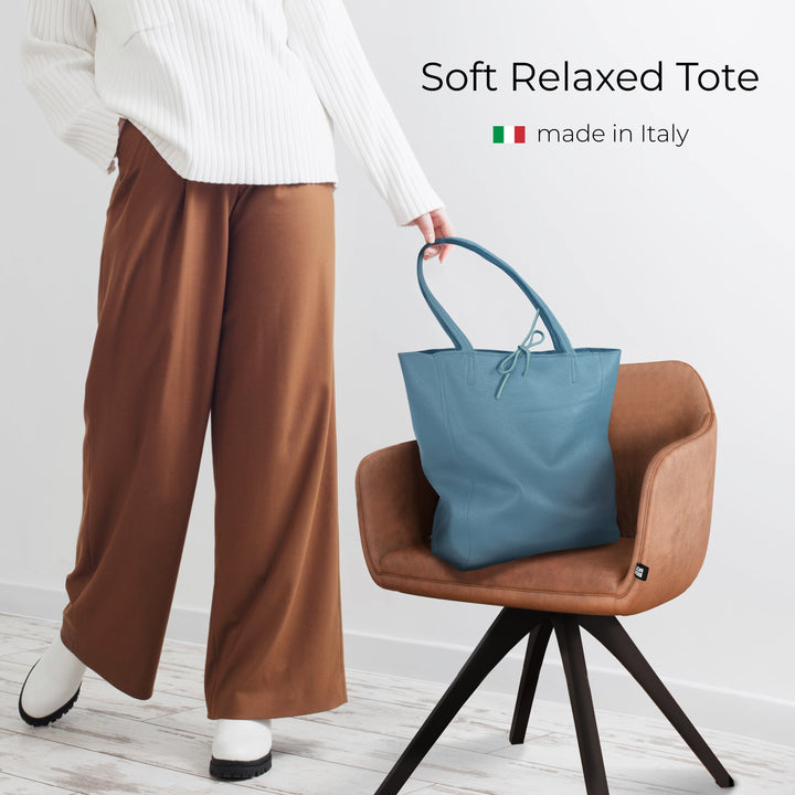 Calf Leather Tote Bag