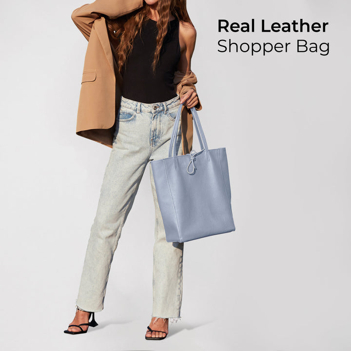Calf Leather Tote Bag