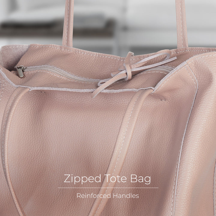 Calf Leather Tote Bag