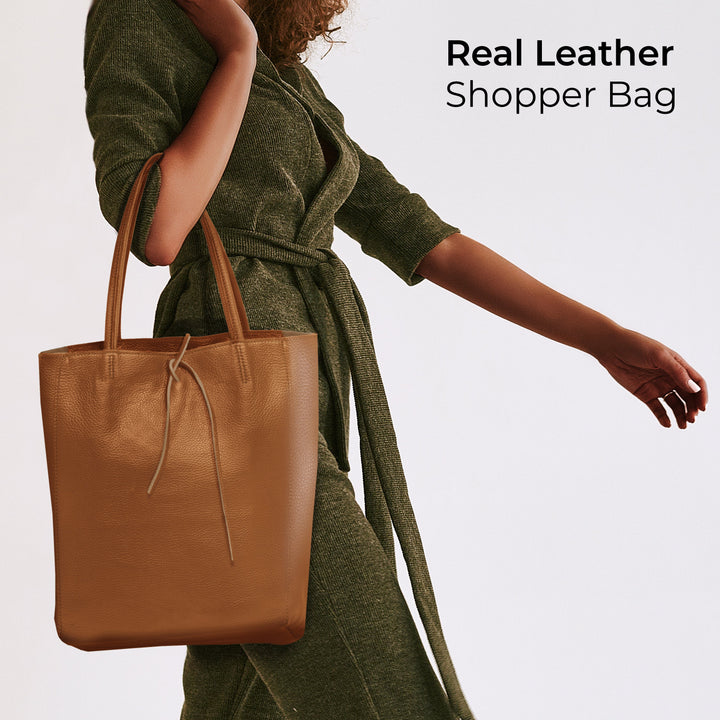 Calf Leather Tote Bag