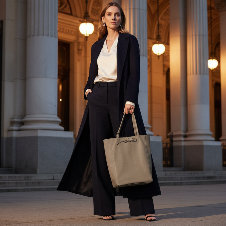 Calf Leather Tote Bag