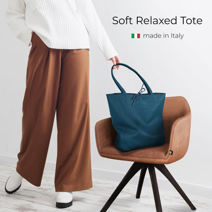 Calf Leather Tote Bag