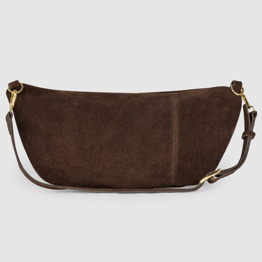 Suede Leather Crossbody Bag