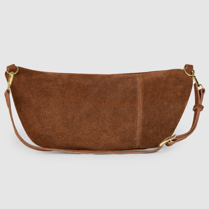 Suede Leather Crossbody Bag