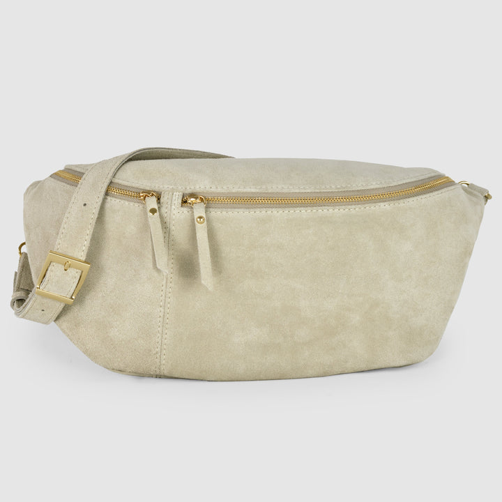 Suede Leather Crossbody Bag