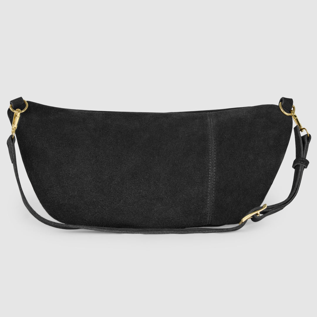 Suede Leather Crossbody Bag