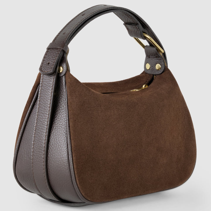 Suede Leather Crossbody Bag