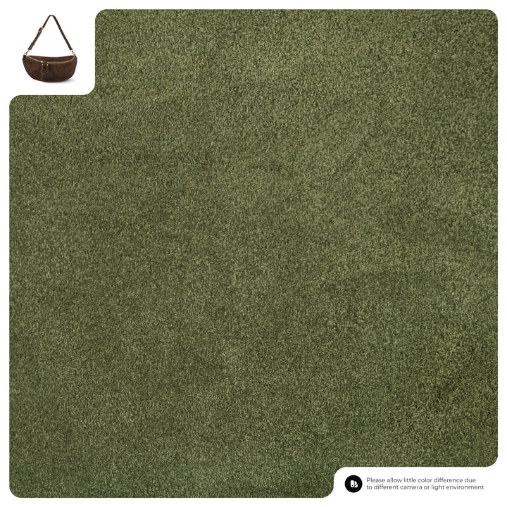 Suede Leather Crossbody Bag