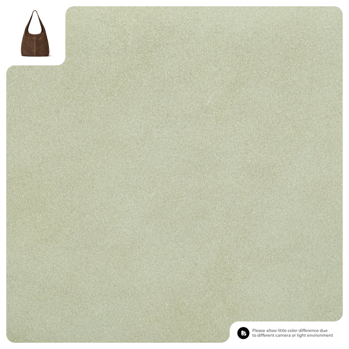 Suede Leather Hobo Bag